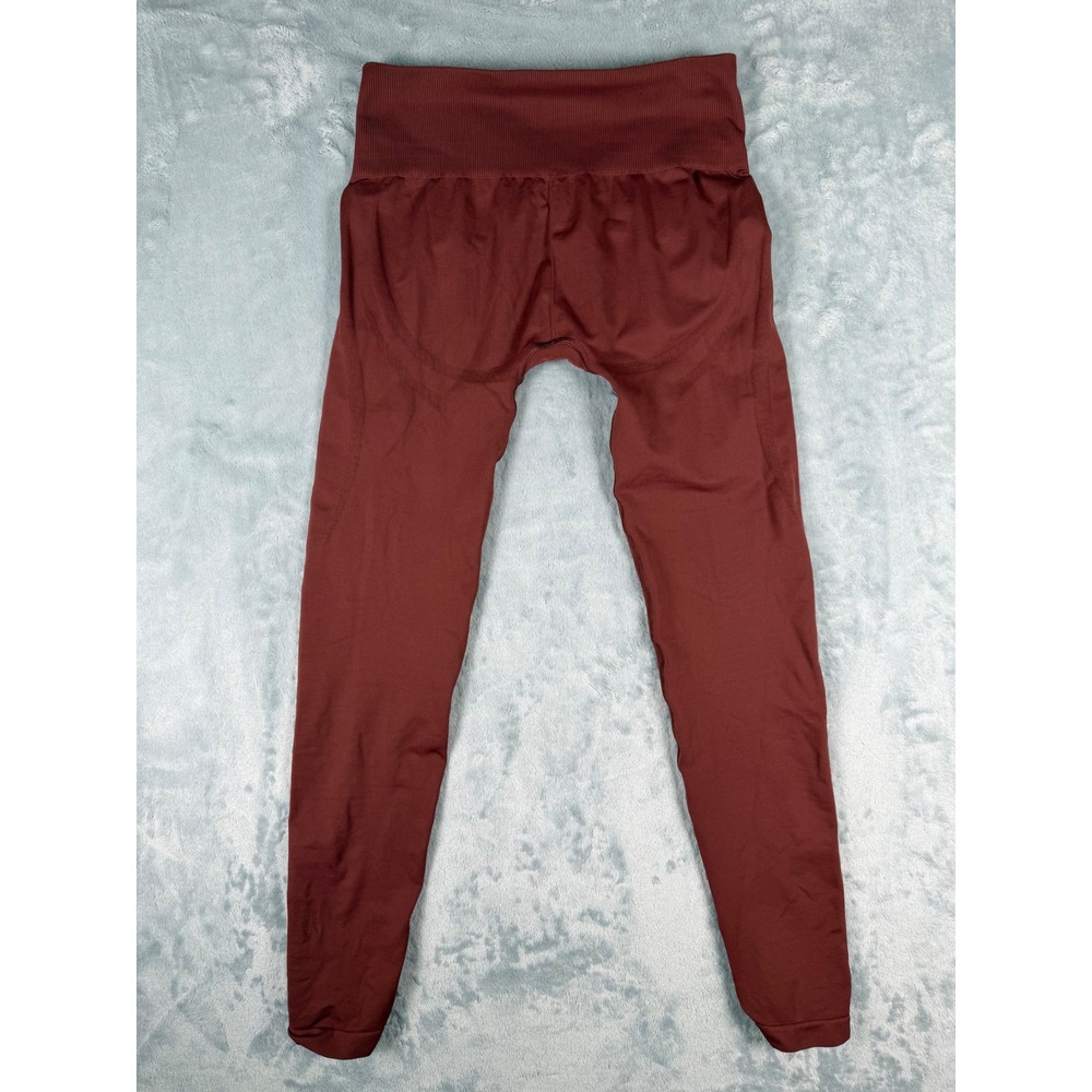 Gymshark Vital Seamless 2.0 Leggings Women Medium Clay Pink High Rise B7A3L - Picture 2 of 7